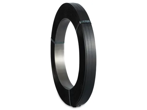 Omsnoeringsband Handmatig Zwart staal lacquered 19mmx1000m