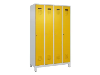 locker voor scheiding van kleding,HxBxD 1950x1200x500mm,4vak - 2