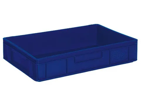 Euronorm Stapelkrat Pe 120x600x400mm 23liter Blauw