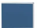 inklapbaar presentatiebord 150x120cm Vilt Blauw frame metaal wit