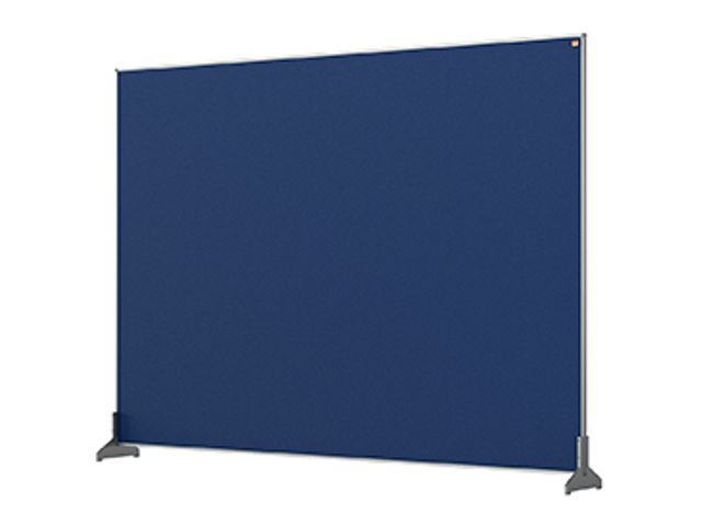 Nobo Impression Pro Bureauscherm Blauw vilt 1400x1000mm