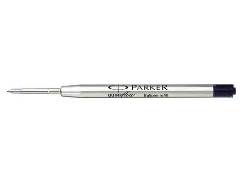 Balpenvulling Parker Quinkflow medium zwart blister à 1 stuk