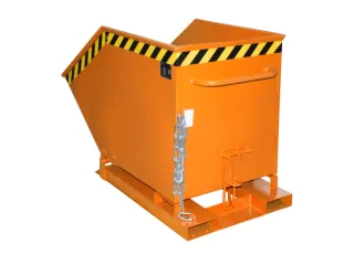 Kiepbak Staalplaat 840x670x1320mm Inh. 0.40m³ 300kg Oranje - 3