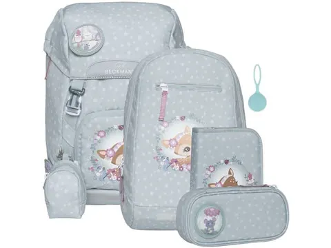 Schooltasset Beckmann Classic Tech Rex 6dlg (schooltas, gymtas,etui ge