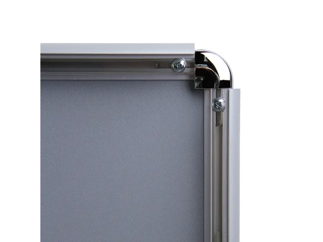 Kliklijst A0 Ronde Hoeken 25mm Zilver