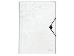 Sorteermap Leitz WOW 6 tabbladen PP wit