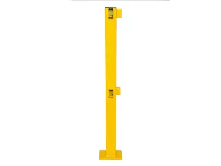 aanrijdbeschermingsplank,hoekpaal,v. binnen,HxBxD 1000x70x70mm,staal - 2
