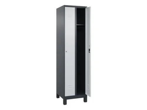 locker,HxBxD 1950x500x500mm,2vak,vak B 250mm,cil.-slot,voeten