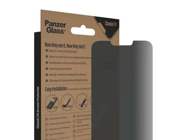 PanzerGlass Privacy Screen Protector iPhone 14 Plus |13 Pro Max| Cl