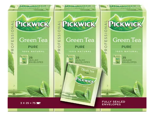 Groene Thee Pickwick Fair Trade green pure 25x1.5gr