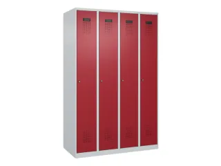 locker voor scheiding van kleding,HxBxD 1850x1200x500mm,4vak - 2