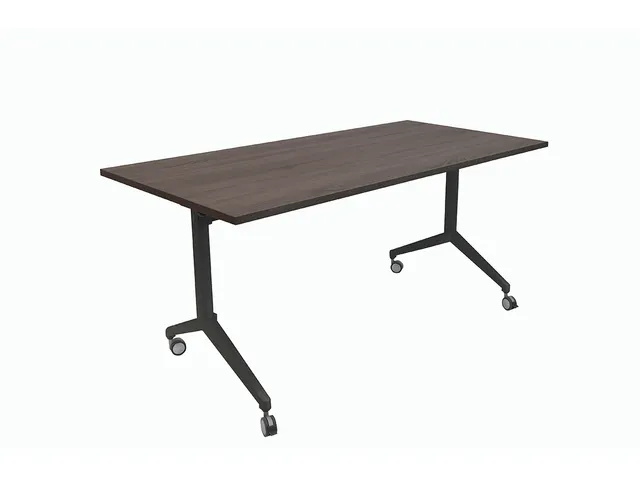 Schaffenburg Klaptafel 140x80cm Blad Logan Eik 25mm Frame Zwart