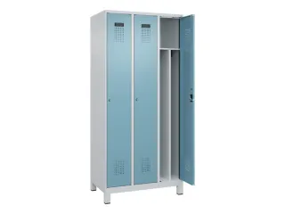 locker voor scheiding van kleding,HxBxD 1950x900x500mm,3vak - 1
