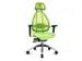 Siège de bureau pivotant vert assise HxlxP 430-520x480x500mm dossier