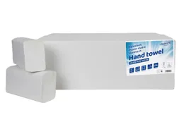 Handdoek Cleaninq I-vouw 2-laags 203x320mm 25x120 stuks wit