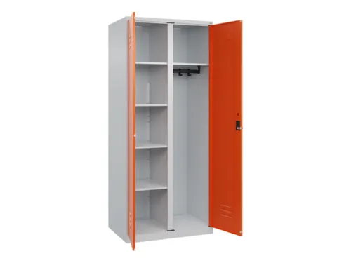 wasgoedverdeelkast,HxBxD 1850x800x500mm,vak B 400mm,draaigrendel