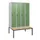 locker met bank,HxBxD 1950x1200x815mm,4vak,vak B 300mm,draaigrendel