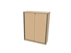 schuifdeurkast,HxBxD 1545x1200x445mm,NE-esdoorn