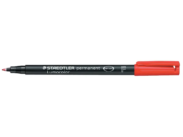Viltstift Staedtler OHP Lumocolor 318 Fijn 0.6mm Rood
