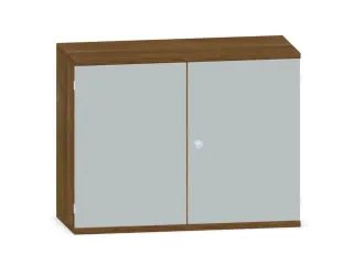 Kantoorkast 770x1000x430mm Decor Romp Noten Decor Front Lichtgrijs - 1