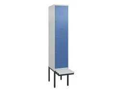 Dubbeldekse dekenkist,HxBxD 2120x400x815mm,1x2vak.,vak B 400mm