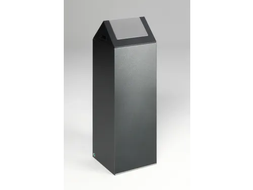 Afvalverzamelaar Zelfblussend 89 Liter 1045X320X320Mm Klemring Zilver