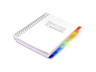 Projectboek Pukka White B5 lijn 10-tabs 200vel/400 pagina's 80 gram - 4