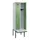 locker met bank,HxBxD 2120x600x815mm,2vak,vak B 300mm,draaigrendel