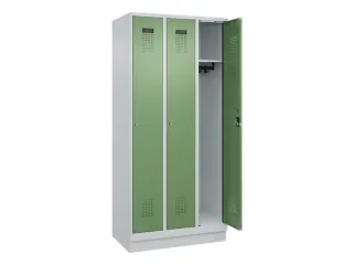 locker,HxBxD 1950x900x500mm,3vak,vak B 300mm,cil.-slot,sokkel - 2