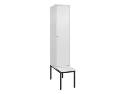 locker voor scheiding van kleding,HxBxD 2120x400x815mm,1vak
