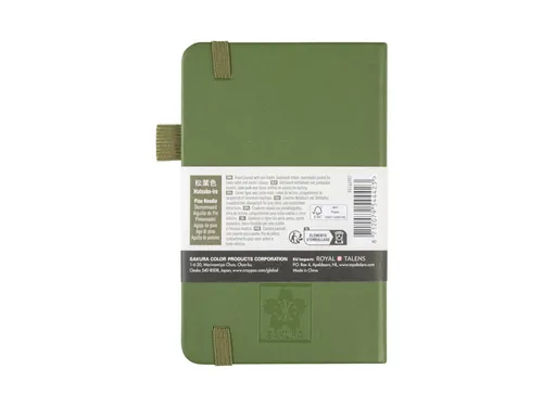 Notitieboek Sakura hard cover pocket lijn dennennaald 90x140mm
