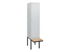 locker met bank,HxBxD 1950x400x815mm,1vak,vak B 400mm,cil.-slot