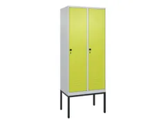 locker,HxBxD 2120x800x500mm,2vak,vak B 400mm,draaigrendel