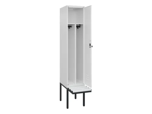 locker voor scheiding van kleding,HxBxD 2120x400x815mm,1vak