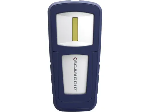 accu-werklamp,1 COB-led,200lumen,spot 75lumen,display-weergave