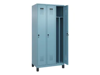 locker voor scheiding van kleding,HxBxD 1950x900x500mm,3vak - 1