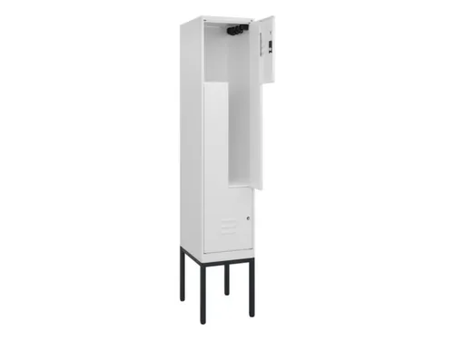 Z-garderobekast,HxBxD 2120x400x500mm,vak B 200/400mm,cil.-slot