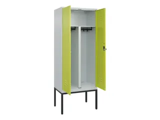 PBM-locker,HxBxD 2120x800x500mm,2vak,vak B 400mm,draaigrendel - 2