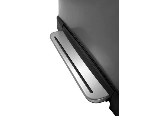 Pedaalemmer E-Cube 50 liter Zwart Mat RVS