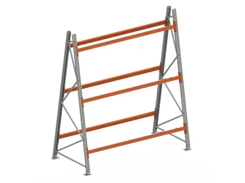 magazijnrek voor profielen,grondveld,tweezijdig,HxBxD 3300x2700x1400mm