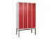 locker voor scheiding van kleding,HxBxD 2120x1200x500mm,4vak