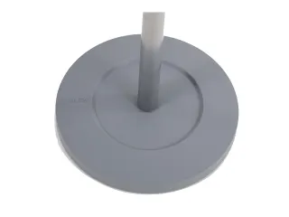 Music designkapstok aluminium met 9 houten haken met paraplurek 175cm - 3