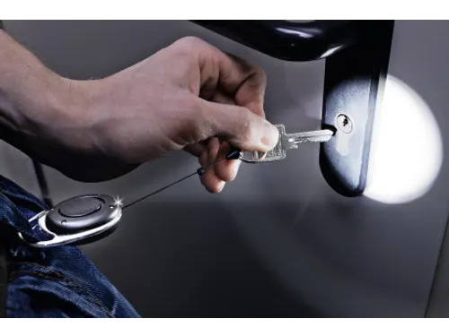Afrolmechanisme Durable 8198 met ring + ledlampje 80cm zwart