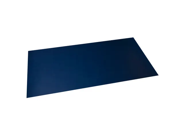 Onderlegger PU 35x60 donkerblw/lichtblw