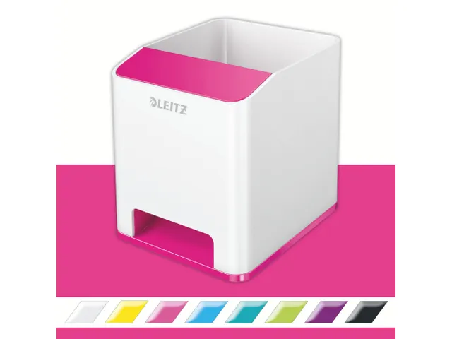 Pennenhouder Leitz WOW wit/roze