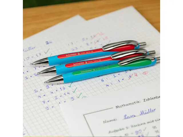 Balpen Schneider Slider Rave Xb 1,4mm Blauw-groen