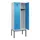 locker,HxBxD 2120x800x500mm,2vak,vak B 400mm,cil.-slot,voetonderstel