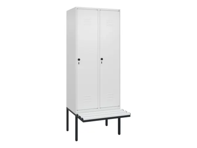 locker voor scheiding van kleding,HxBxD 2120x800x815mm,2vak