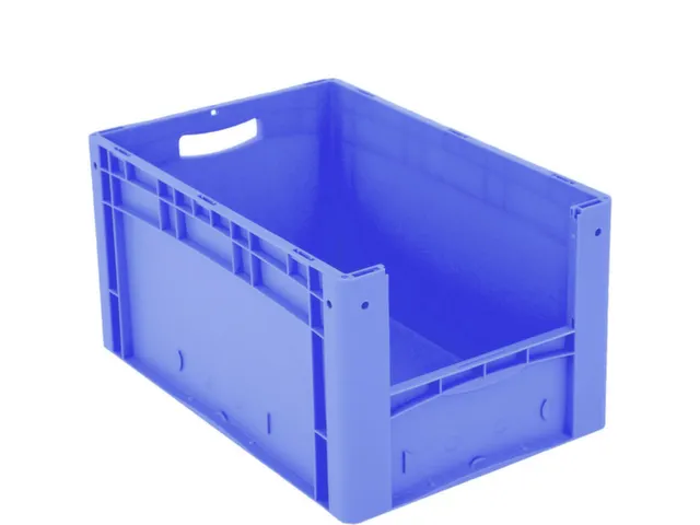 Bacs à bec norme Europe polypropylène HxLxl 320x600x400mm visière b