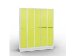 lockerkast draaigrendel 1800x1480x500mm 5x2vakken RAL7035 RDS1108060